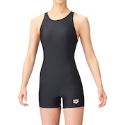 (レディース)フィットネス水着 レディース 水泳 オールインワン 差し込みパッド ARN-202W BLK