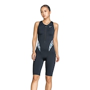 (レディース)フィットネス水着 レディース 水泳 ジップ付きレッグスーツ 2993122-009