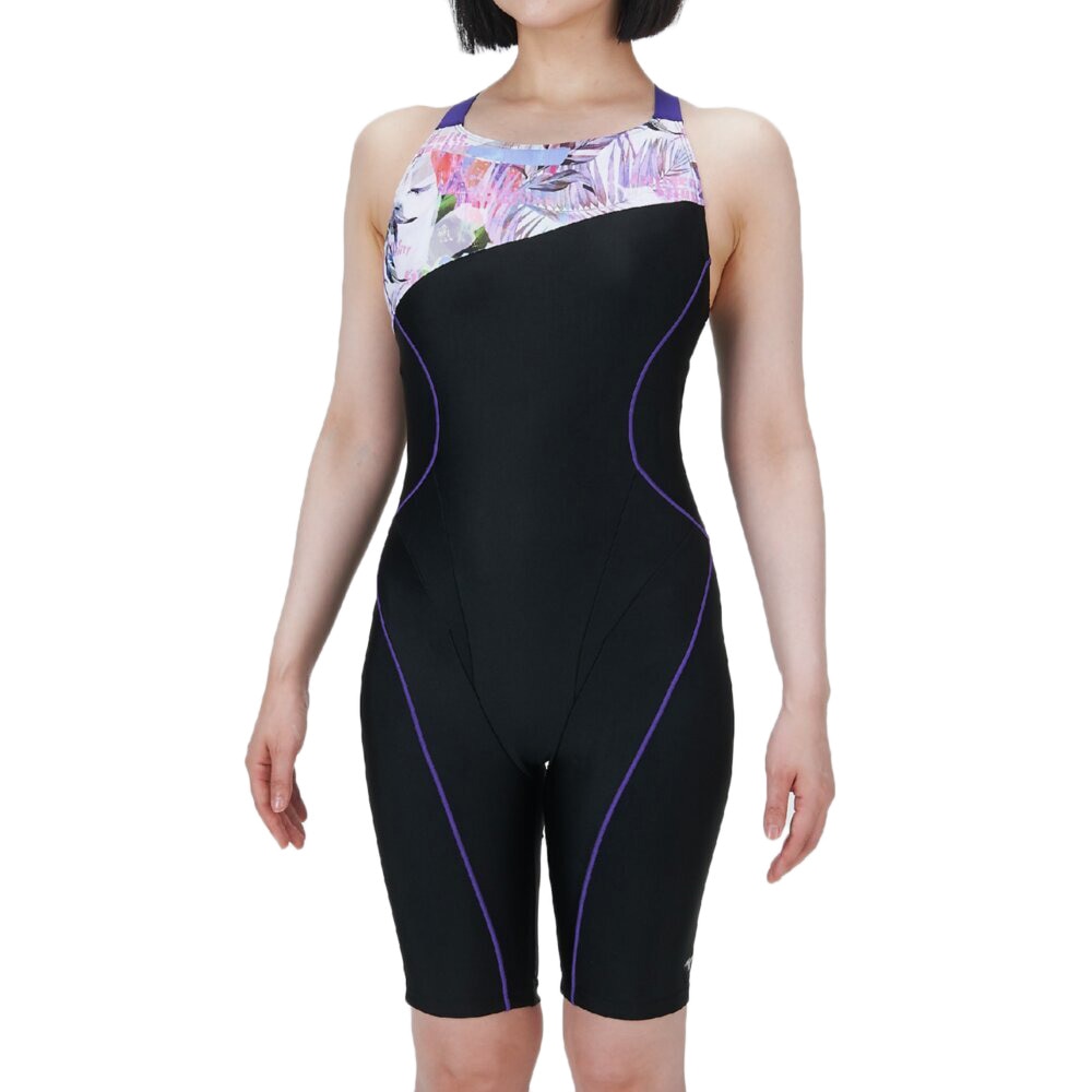 ミズノ（MIZUNO）（レディース）フィットネス水着 レディース 水泳 アクアフィットネス用オールインワン N2JGC30796