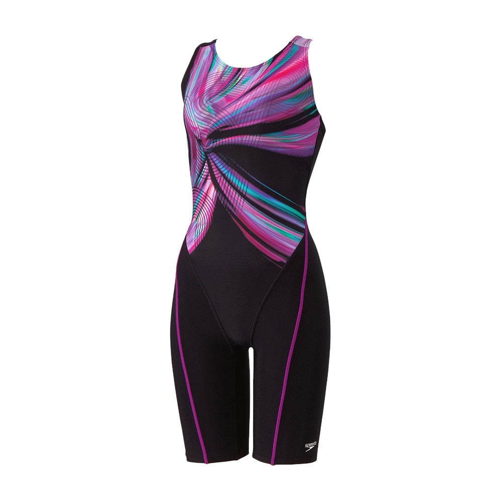 スピード（SPEEDO）（レディース）フィットネス水着 レディース 水泳 オブシディアンルースンニースキン SFW12502 PN