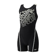 (レディース)フィットネス水着 レディース 水泳 スプラッシュルースンハーフニースキン SFW12503 K