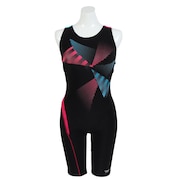 (レディース)フィットネス水着 レディース 水泳 トライアングルルースンニースキン SFW12504 PN