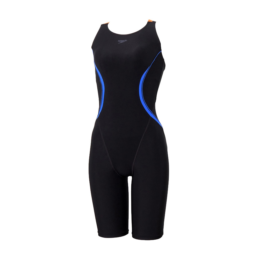 スピード（SPEEDO）（レディース）フィットネス水着 レディース 水泳 オーバルカーヴィールースンニースキン SFW12510 KB