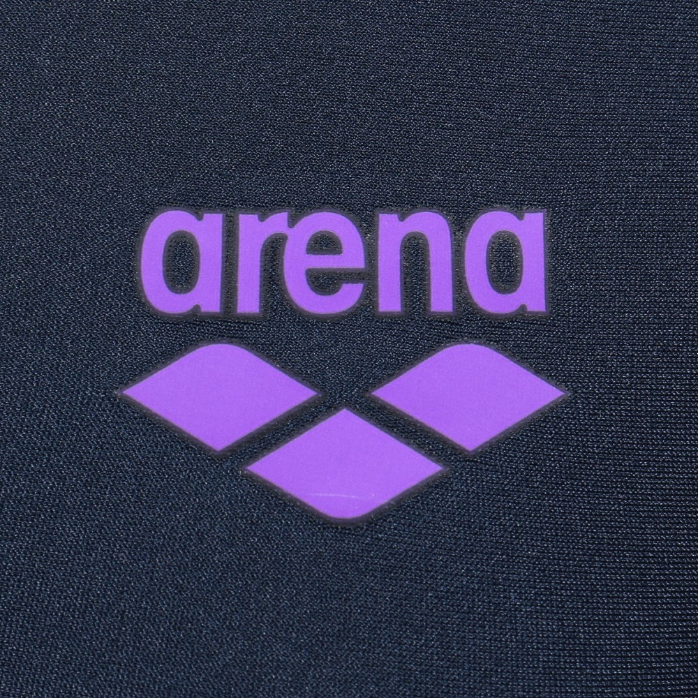 アリーナ（ARENA）（レディース）フィットネス水着 アクアエクサ フィットネスワンピーススパッツ ネイビー×パープル AS5SWF02L S-3Lサイズ NVPP