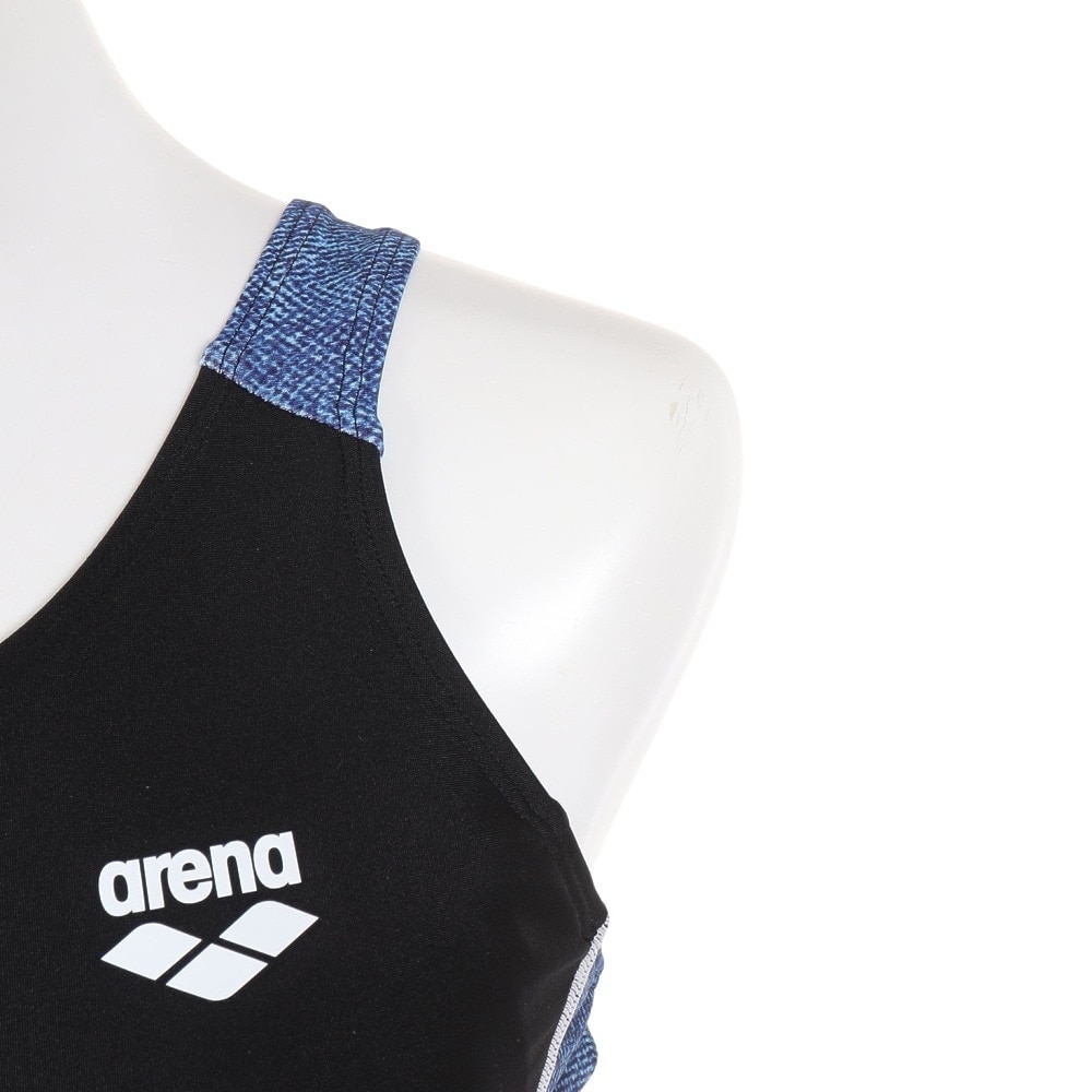 アリーナ（ARENA）（レディース）フィットネス水着 レディース 水泳 フィットネスワンピーススパッツ AS4FWF02W BKBL