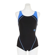 (レディース)フィットネス水着 レディース 水泳 ワンピース LAR-4201W BKBU