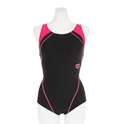 (レディース)フィットネス水着 レディース 水泳 ワンピース LAR-4201W BKPK