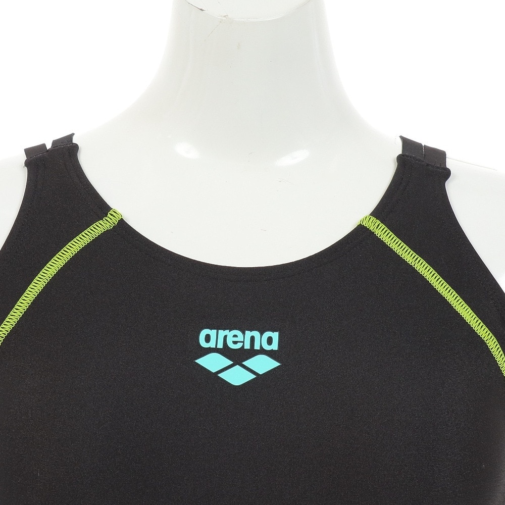 アリーナ（ARENA）（レディース）フィットネス水着 レディース 水泳 ワンピース スパッツ LAR-4203W BKMT