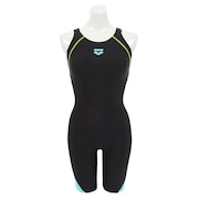 (レディース)フィットネス水着 レディース 水泳 ワンピース スパッツ LAR-4203W BKMT