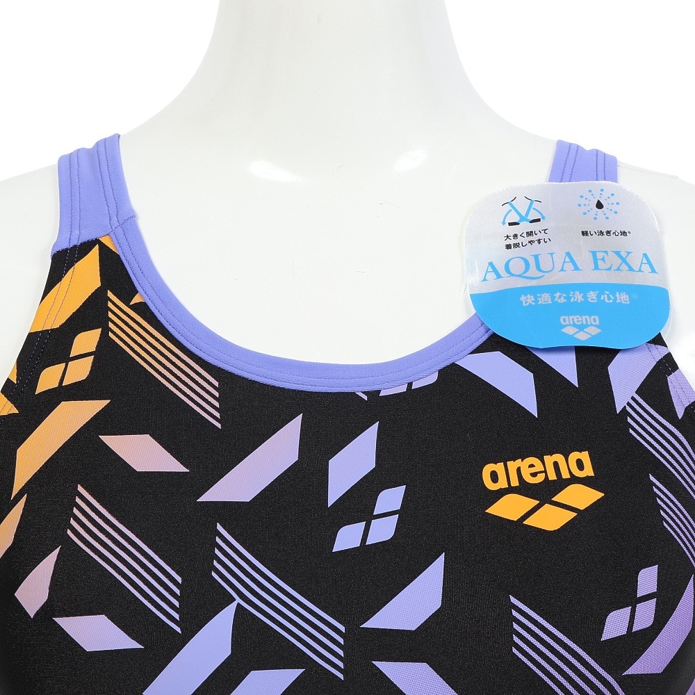 アリーナ（ARENA）（レディース）フィットネス水着 レディース 水泳 フィットネスワンピーススパッツ AS5FWF11L BKPP