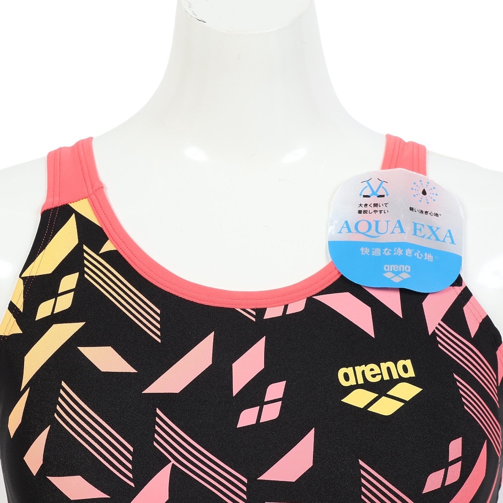 アリーナ（ARENA）（レディース）フィットネス水着 レディース 水泳 フィットネスワンピーススパッツ AS5FWF11L BKRD