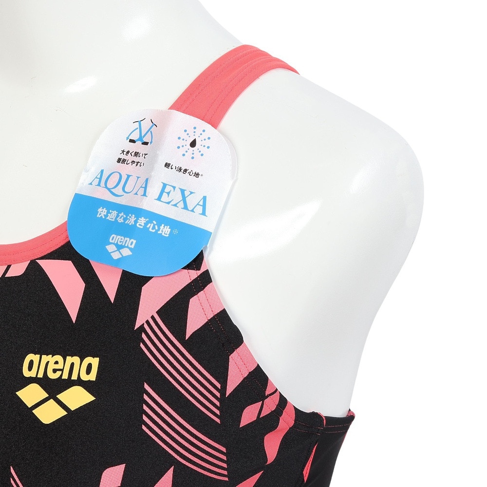 アリーナ（ARENA）（レディース）フィットネス水着 レディース 水泳 フィットネスワンピーススパッツ AS5FWF11L BKRD