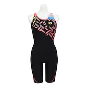 (レディース)フィットネス水着 レディース 水泳 フィットネスワンピーススパッツ AS5FWF11L BKRD