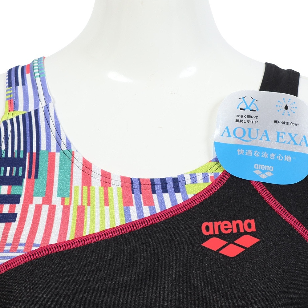 アリーナ（ARENA）（レディース）フィットネス水着 レディース 水泳 フィットネスワンピーススパッツ AS5FWF13L BKRD