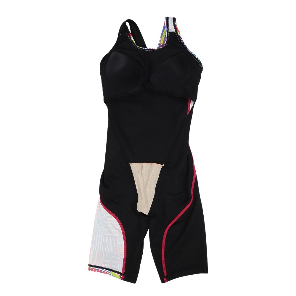 アリーナ（ARENA）（レディース）フィットネス水着 レディース 水泳 フィットネスワンピーススパッツ AS5FWF13L BKRD