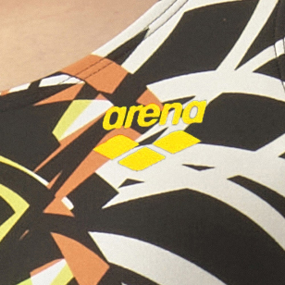 アリーナ（ARENA）（レディース）フィットネス水着 レディース 水泳 &フィットネスワンピ-ス スパッツ AS5FWF15L M-LLサイズ BKOR 撥水 スイマー