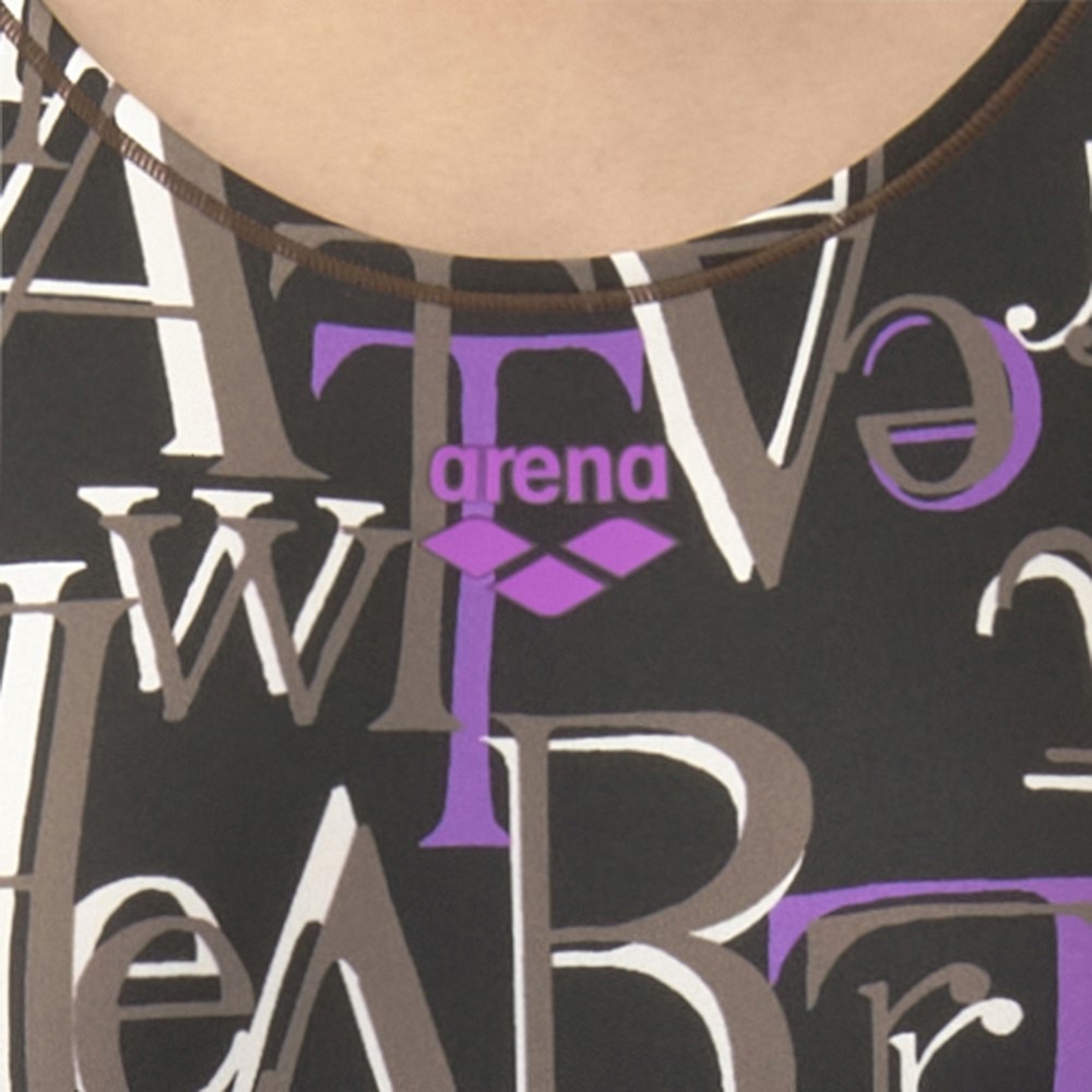 アリーナ（ARENA）（レディース）フィットネス水着 レディース 水泳 ワンピース Uバック AS5FWF21L BKPP