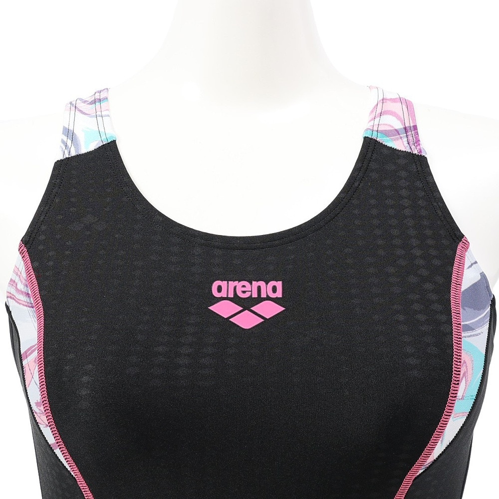 アリーナ（ARENA）（レディース）フィットネス水着 レディース 水泳 フィットネスワンピーススパッツ ぴったりパッド AS5FWF08L BKPK