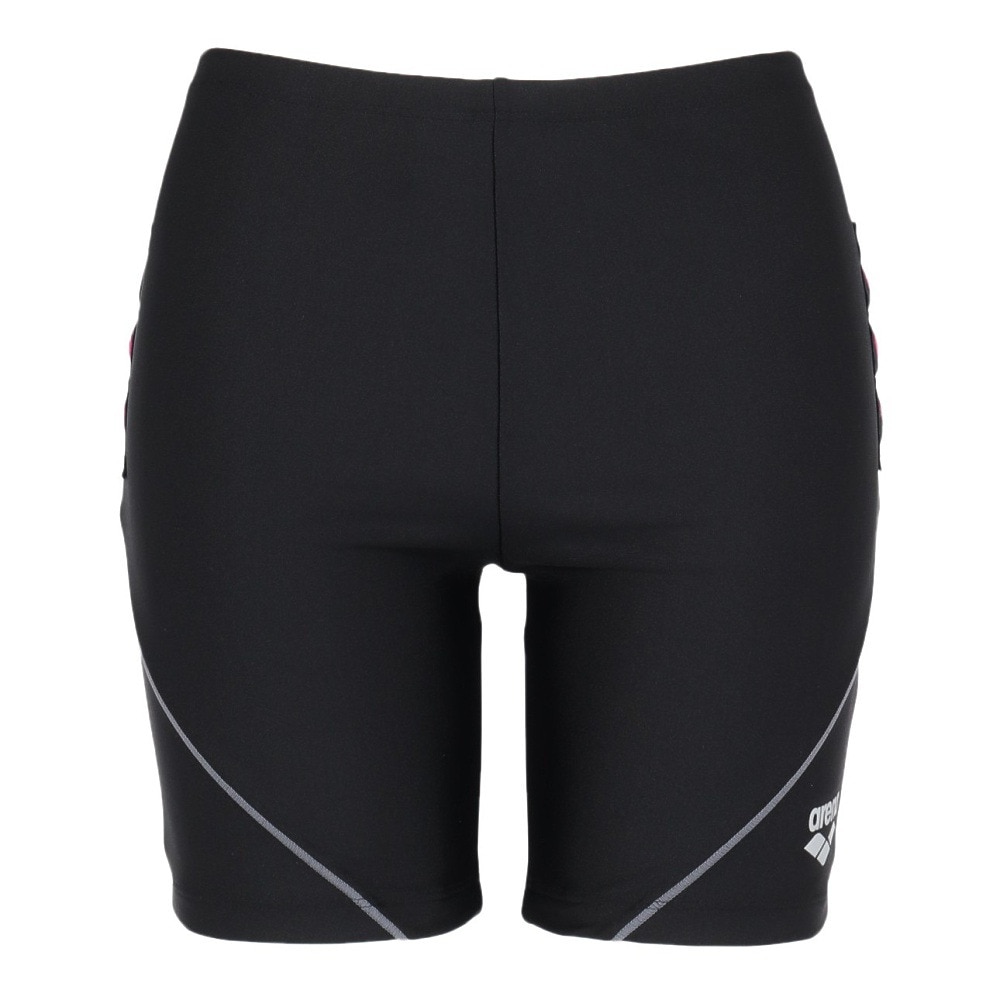 アリーナ（ARENA）（レディース）フィットネス水着 水泳 すらっとセパ フィットネスセパレーツ 上下セット AS5FWF46L GYBK