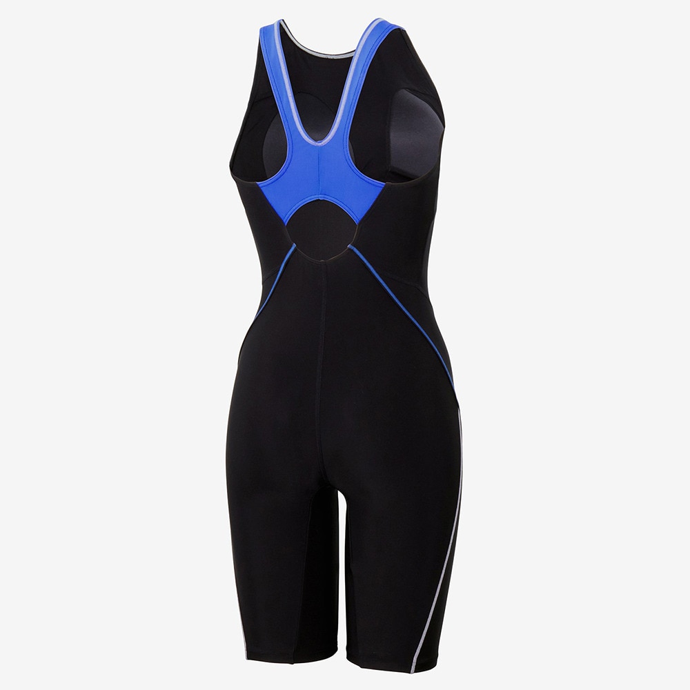 スピード（SPEEDO）（レディース）フィットネス水着 レディース 水泳 クラッシュドットルースンニースキン SFW12563 KB