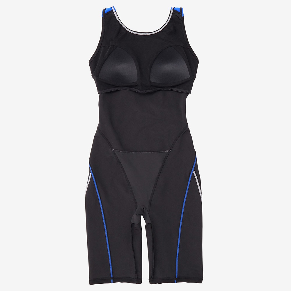 スピード（SPEEDO）（レディース）フィットネス水着 レディース 水泳 クラッシュドットルースンニースキン SFW12563 KB
