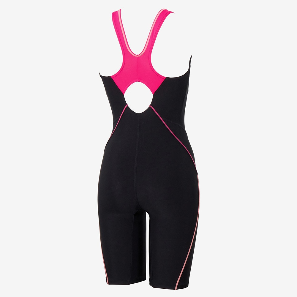 スピード（SPEEDO）（レディース）フィットネス水着 レディース 水泳 クラッシュドットルースンニースキン SFW12563 KP
