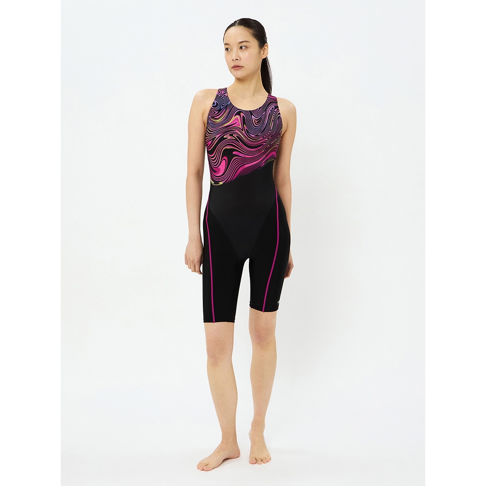 スピード（SPEEDO）（レディース）オールインワン水着 レディース 水泳 アクアラバルースンニースキン SFW12568 PN