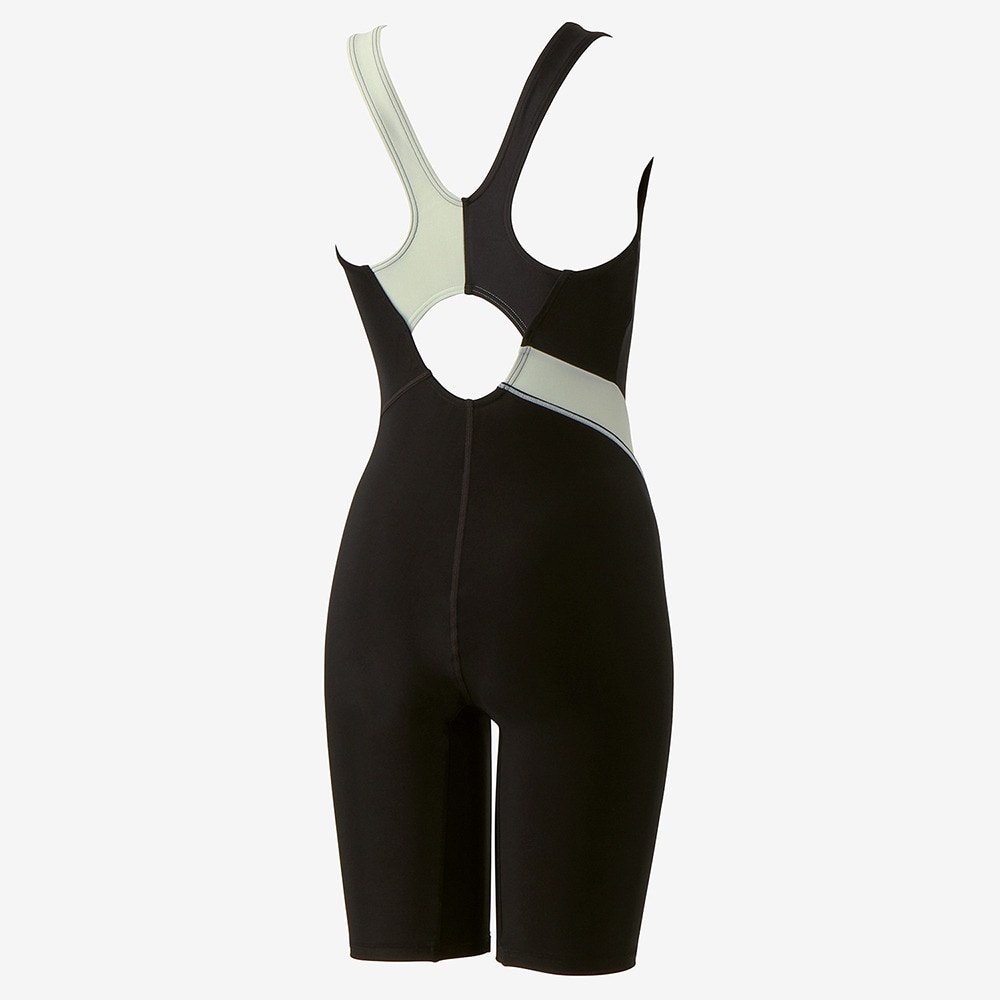 スピード（SPEEDO）（レディース）フィットネス水着 レディース 水泳 トライアングル ルースン ニースキン SFW12569 K