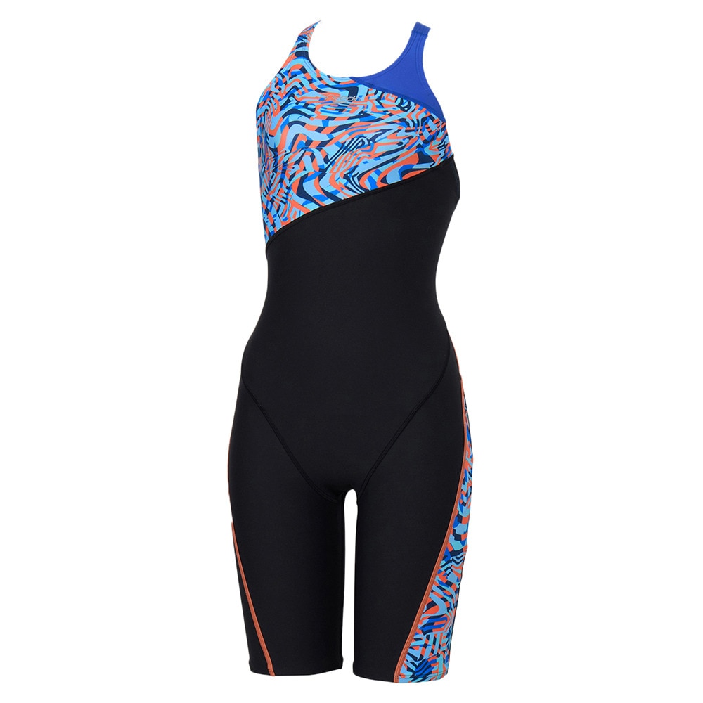 スピード（SPEEDO）（レディース）フィットネス水着 水泳 メイズターンズニースキン STW12552 BL