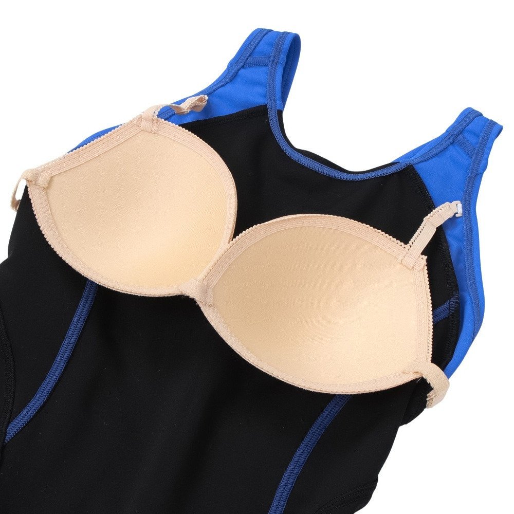 アリーナ（ARENA）（レディース）フィットネス水着 レディース 水泳 アクアエクサ フィットネスワンピース スパッツ 黒×青 S-3L AS5SWF00L BKBL 