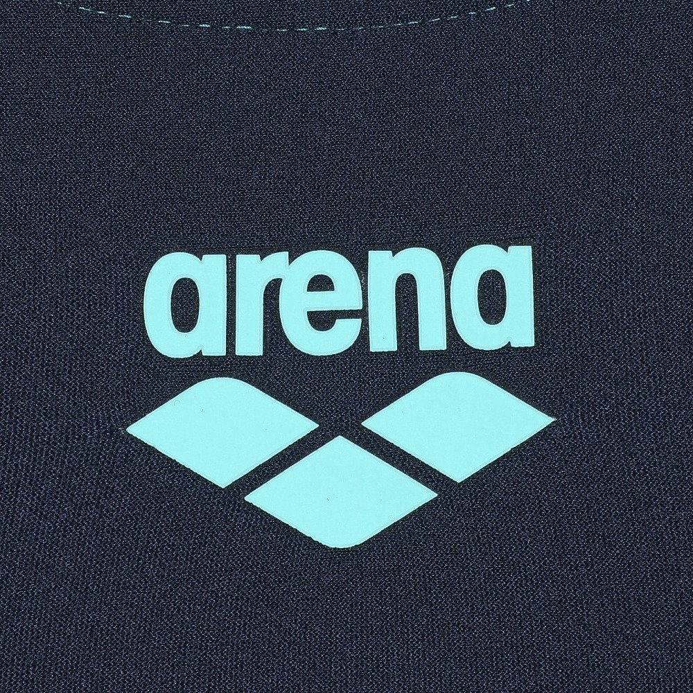 アリーナ（ARENA）（レディース）フィットネス水着 レディース 水泳 アクアエクサ フィットネスワンピース スパッツ 紺×緑 S-3L AS5SWF00L NVEM