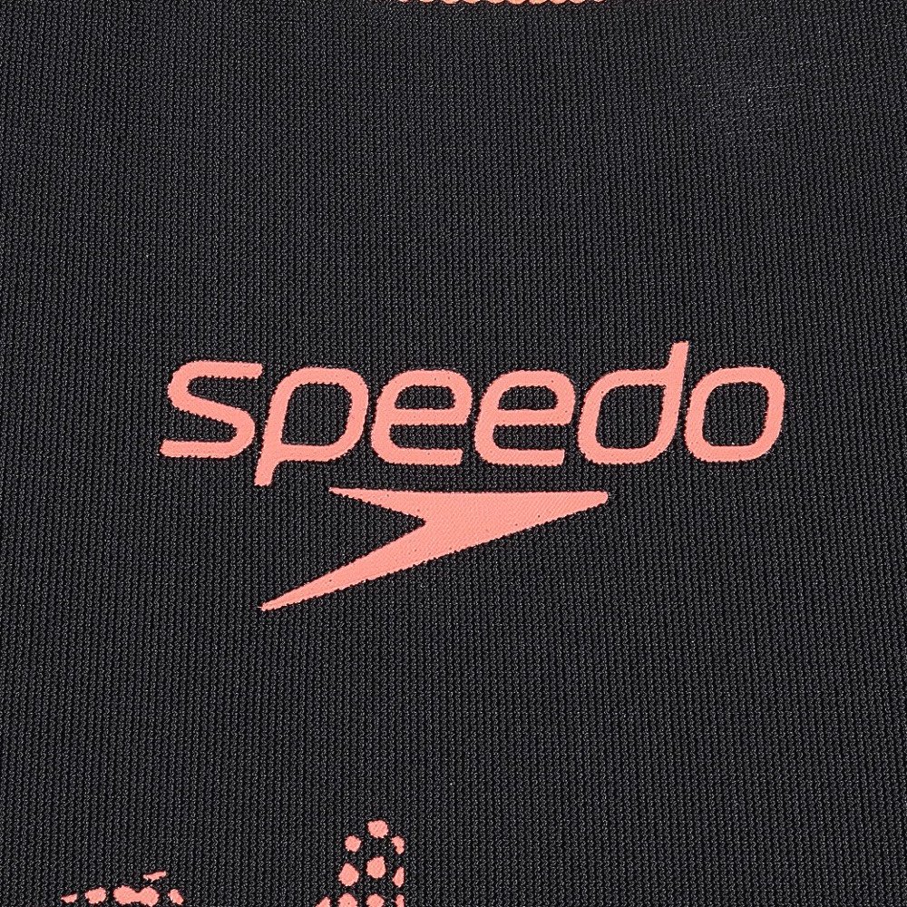 スピード（SPEEDO）（レディース）フィットネス水着 水泳 黒×オレンジ