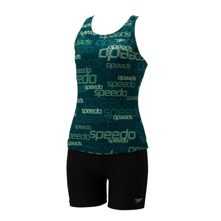  フィットネス水着 レディース 水泳 スピードグリッチセパレーツ SFW22112 GR
