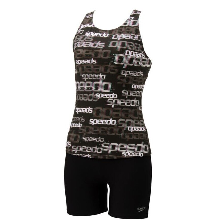  フィットネス水着 レディース 水泳 スピードグリッチセパレーツ SFW22112 K
