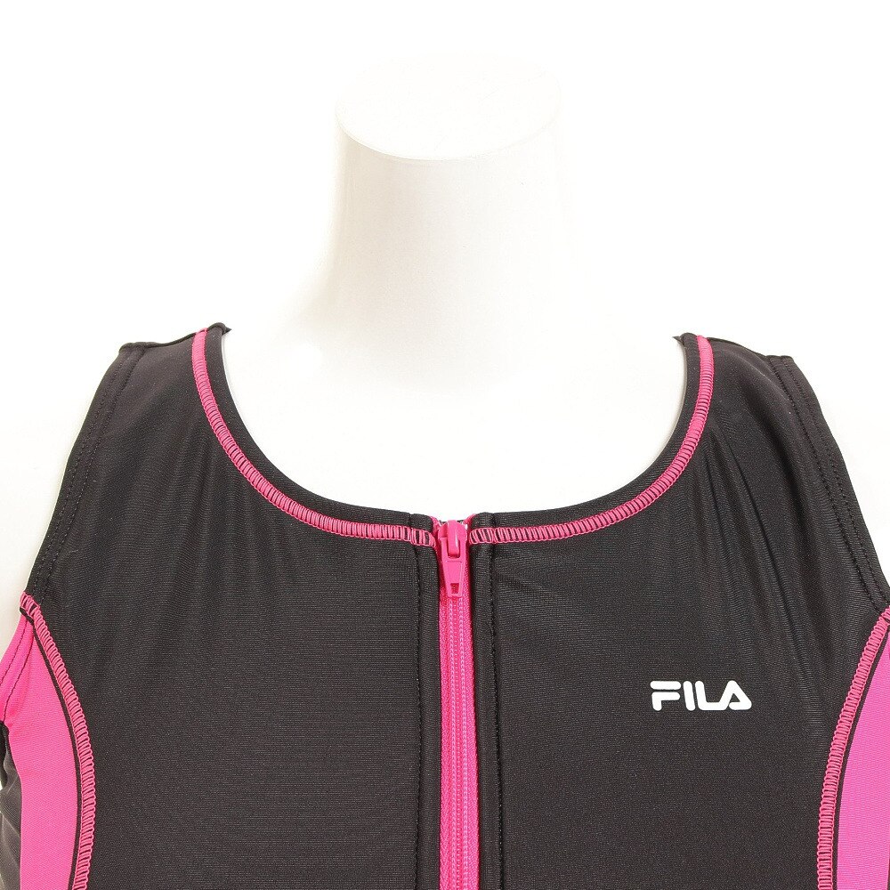 フィラ（FILA）（レディース）フィットネス水着 レディース 水泳 配色フルジップセパレート 311-202BPK
