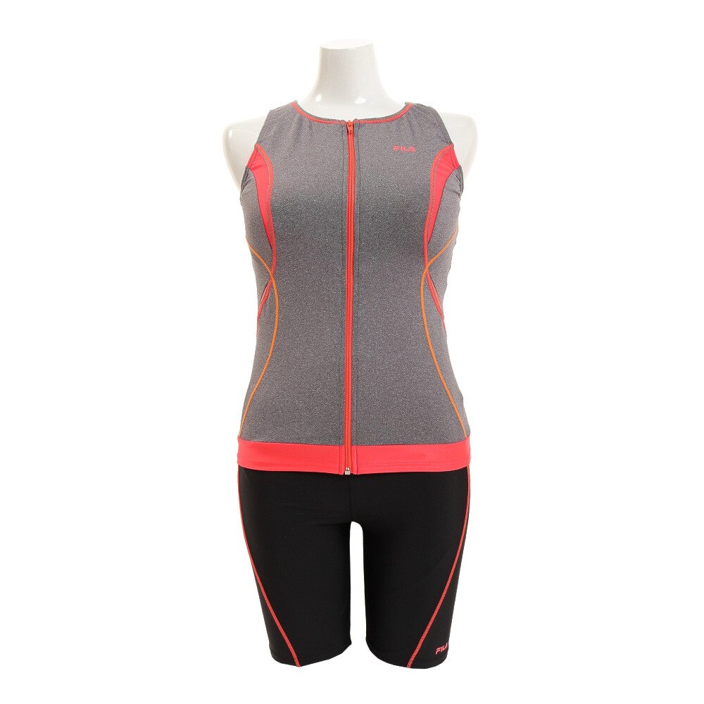 フィラ（FILA）（レディース）フィットネス水着 レディース 水泳 フルジップセパレーツ 311-202MGY