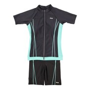 フィラ（FILA）（レディース）フィットネス水着 レディース 水泳 袖付フルジップセパレーツ 311-203GMT