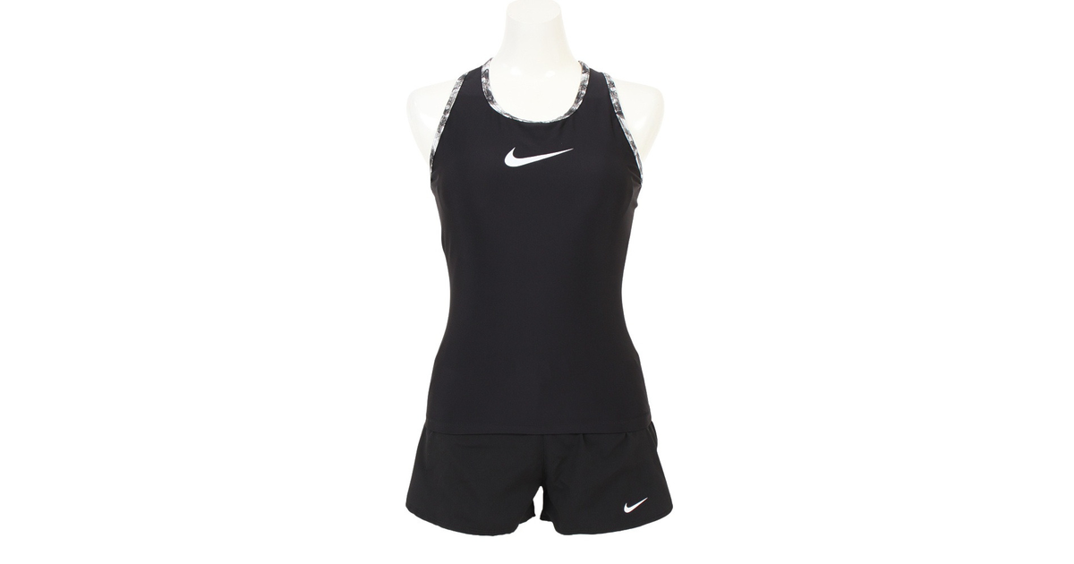 ナイキ（NIKE）（レディース）フィットネス水着 レディース 水泳 22FA 2IN1セパレート 2993072-09  スポーツ用品はスーパースポーツゼビオ