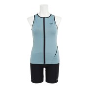 スピード（SPEEDO）（レディース）フィットネス水着 UVカット レディース 水泳 ディアゴナジップセパレート SFW22250 DG