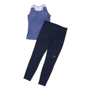 ナイキ（NIKE）（レディース）フィットネス水着 レディース 水泳 ロングスパッツ セパレーツ 2993092-381