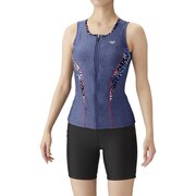 アリーナ（ARENA）（レディース）フィットネス水着 レディース 水泳 大きめカラースナップ付きセパレーツ LAR-3243W MNTC