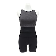 (レディース)フィットネス水着 水泳 ミニマム S-LLサイズ SFW22302 上下セット ヨガ トレーニング カップ付き UPF50+ 紫外線カット