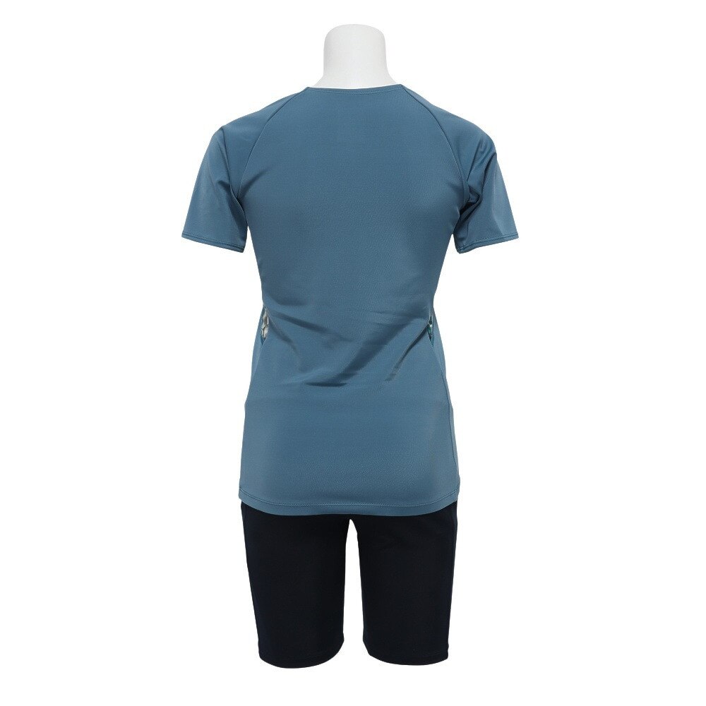 ナイキ（NIKE）（レディース）フィットネス水着 レディース 水泳 半袖フルジップセパレーツ 2993098-83
