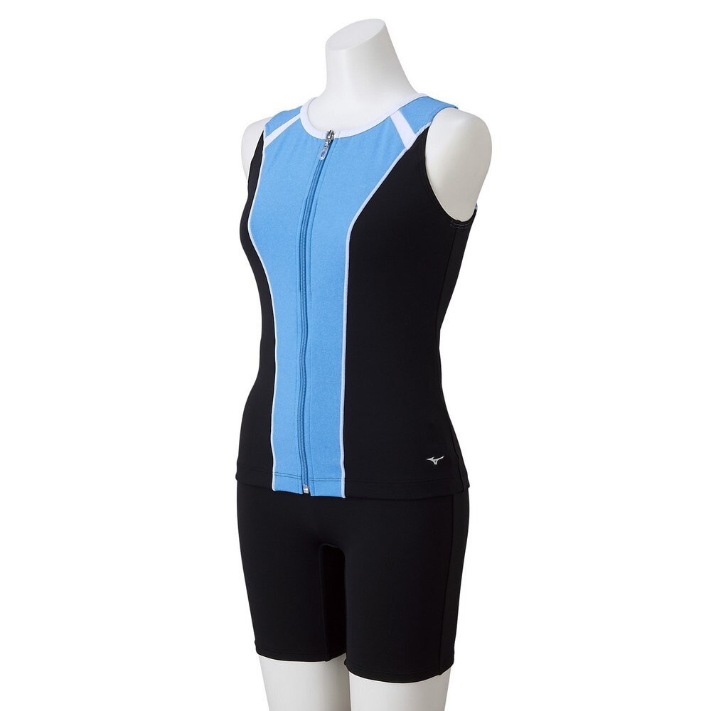 ミズノ（MIZUNO）（レディース）フィットネス水着 レディース 水泳 セパレーツ ボタン付 N2JGA84192