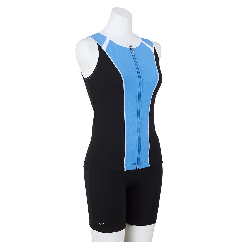 ミズノ（MIZUNO）（レディース）フィットネス水着 レディース 水泳 セパレーツ ボタン付 N2JGA84192