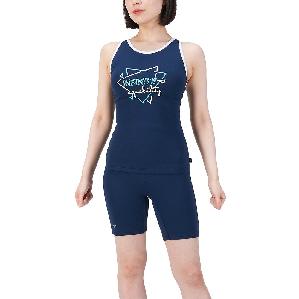 ミズノ（MIZUNO）（レディース）水着 レディース 水泳 アクアフィットネス用セパレーツ N2JGA85183