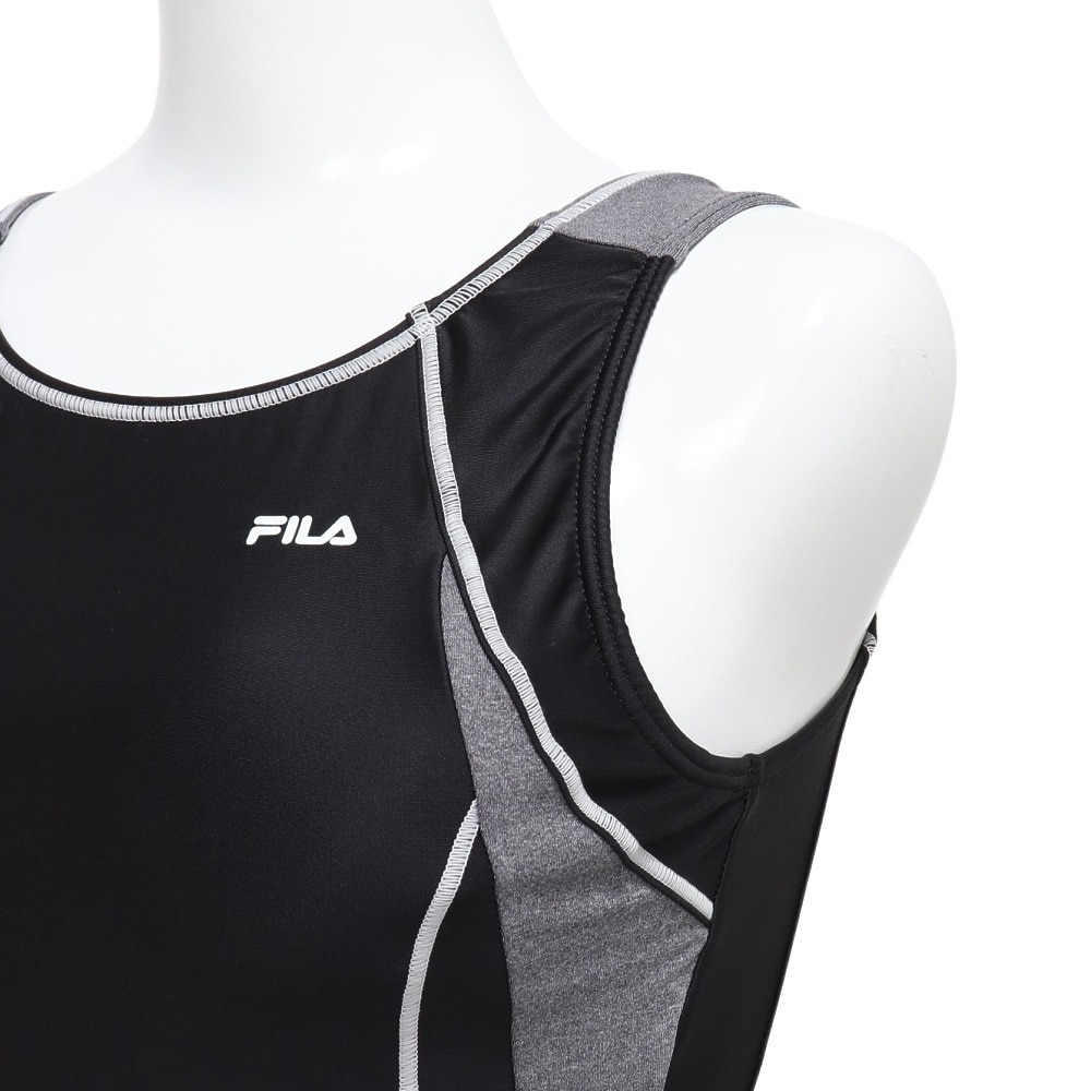 フィラ（FILA）（レディース）フィットネス水着 レディース 水泳 タンキニ 配色セパレート 3132015-BGY