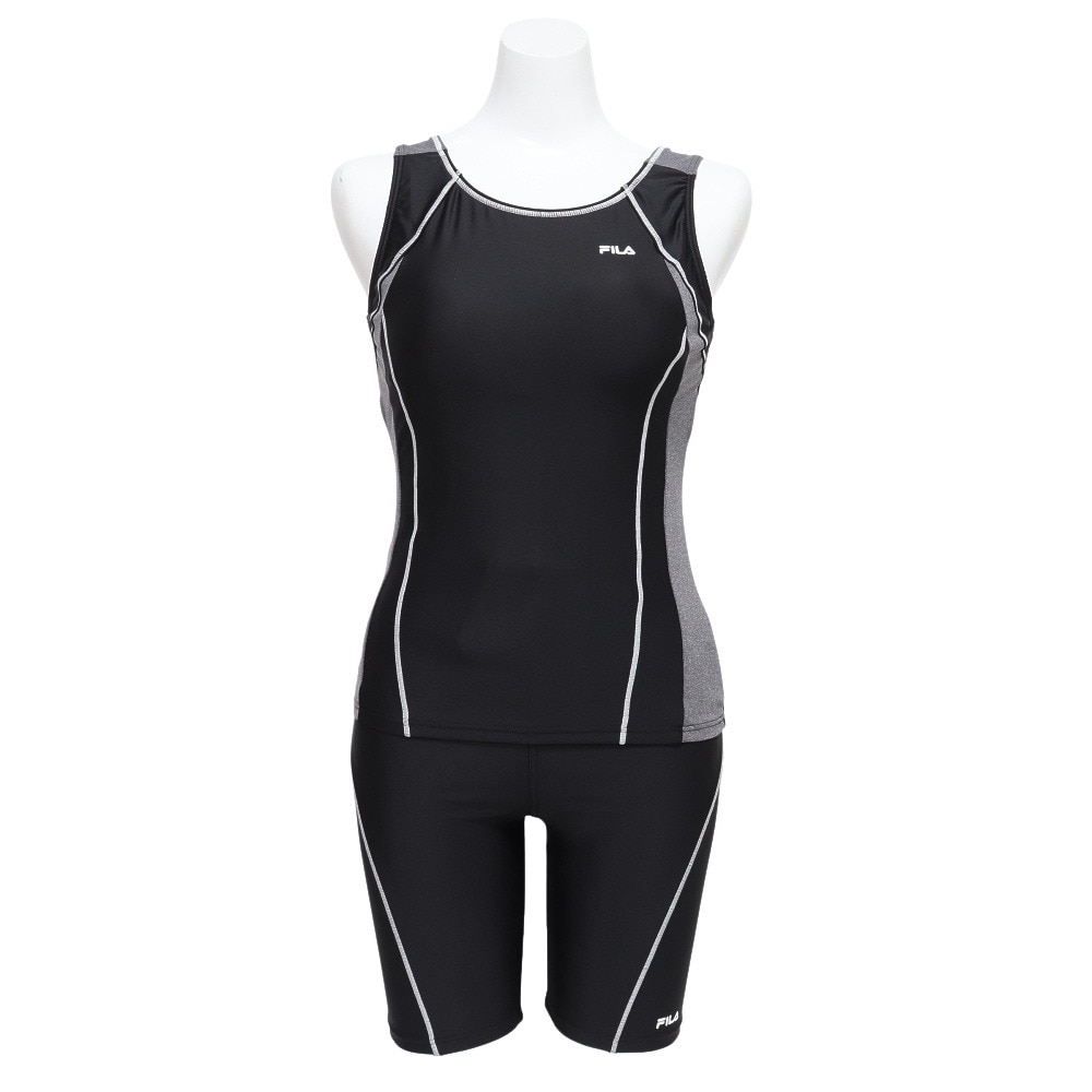 フィラ（FILA）（レディース）フィットネス水着 レディース 水泳 タンキニ 配色セパレート 3132015-BGY
