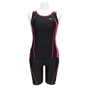 フィラ(FILA)(レディース)フィットネス水着 レディース 水泳 タンキニ 配色セパレート 3132015-BPK