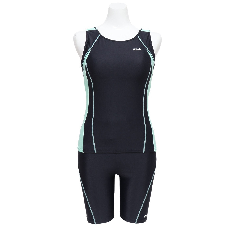 フィラ（FILA）（レディース）フィットネス水着 レディース 水泳 タンキニ 配色セパレート 3132015-GMT